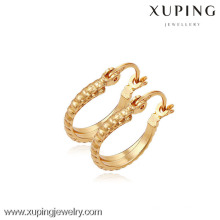 (90094) Xuping moda alta qualidade 18k banhado a ouro brinco